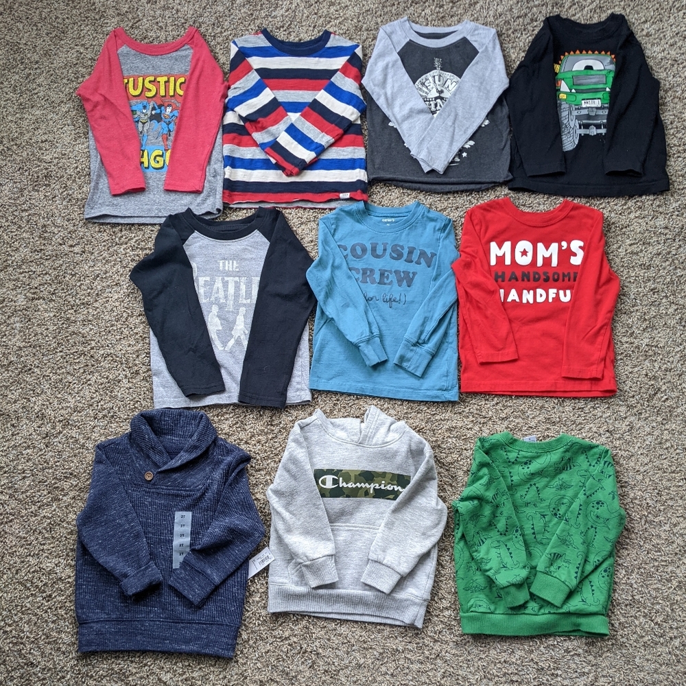 Toddler Boy Clothes Lot Size 2T Shirts/Pants/ Hoodies